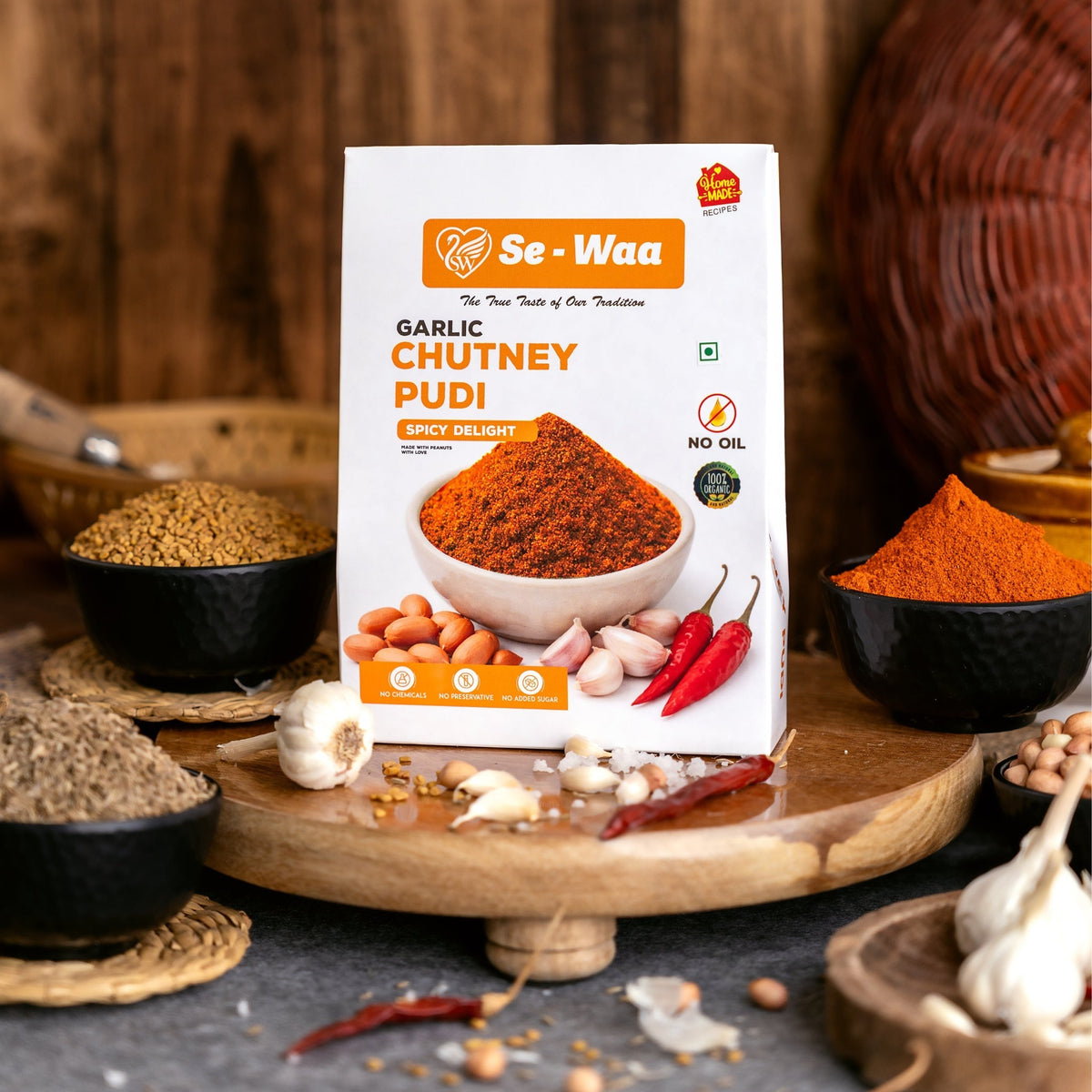 Garlic Chutney Pudi