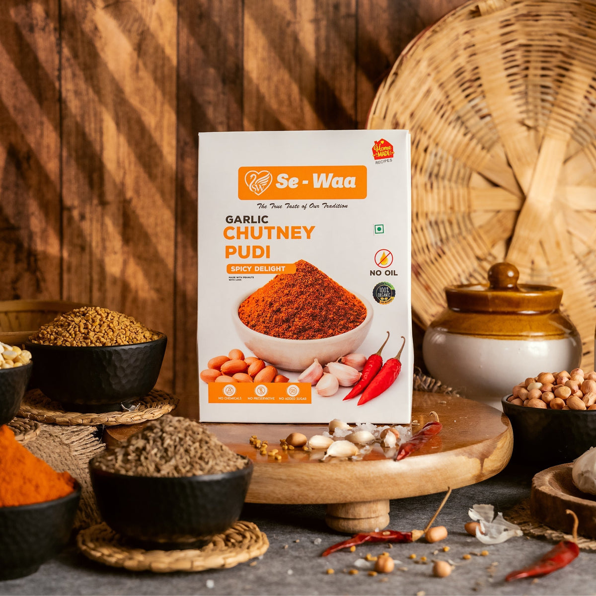 Garlic Chutney Pudi