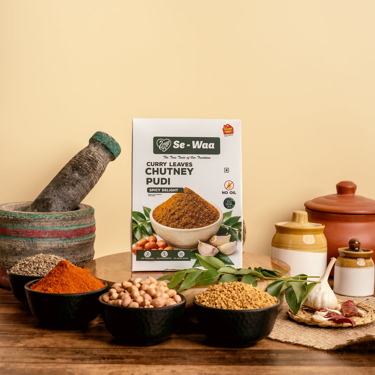 Curry Leaves Chutney Pudi
